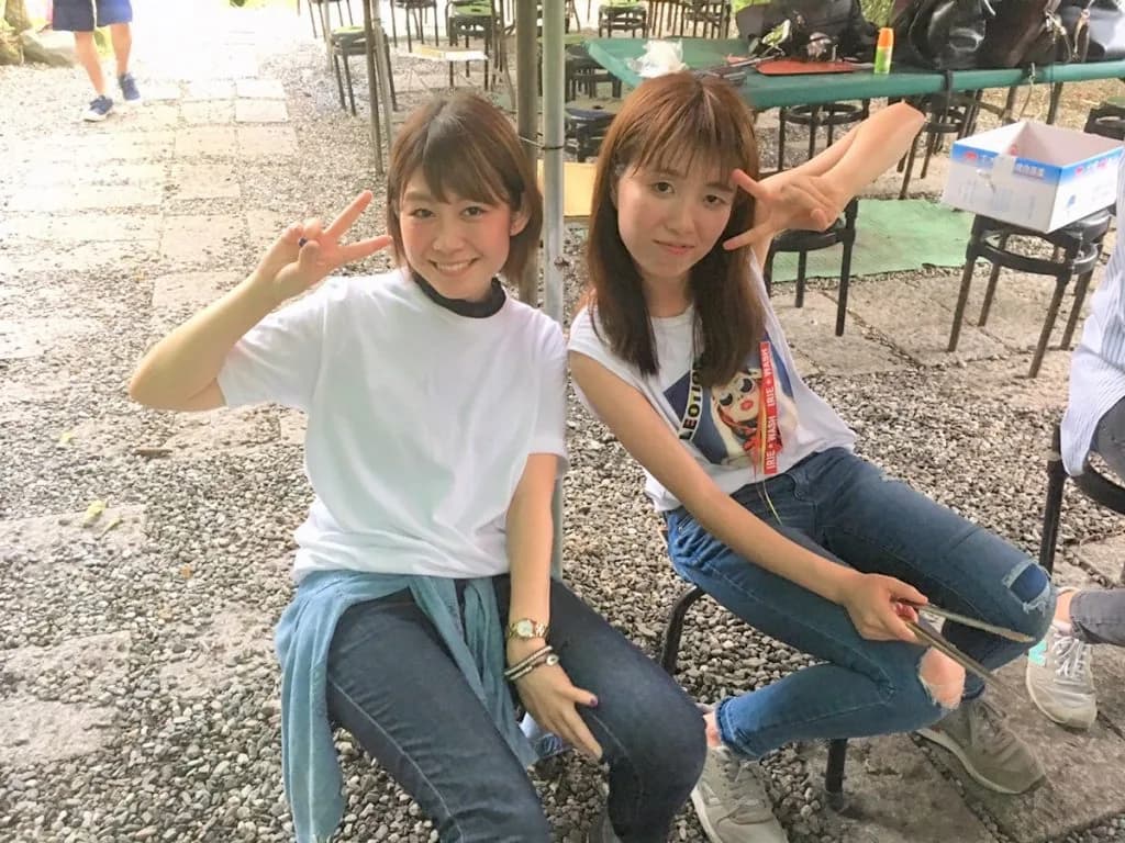 肉を焼いている最中