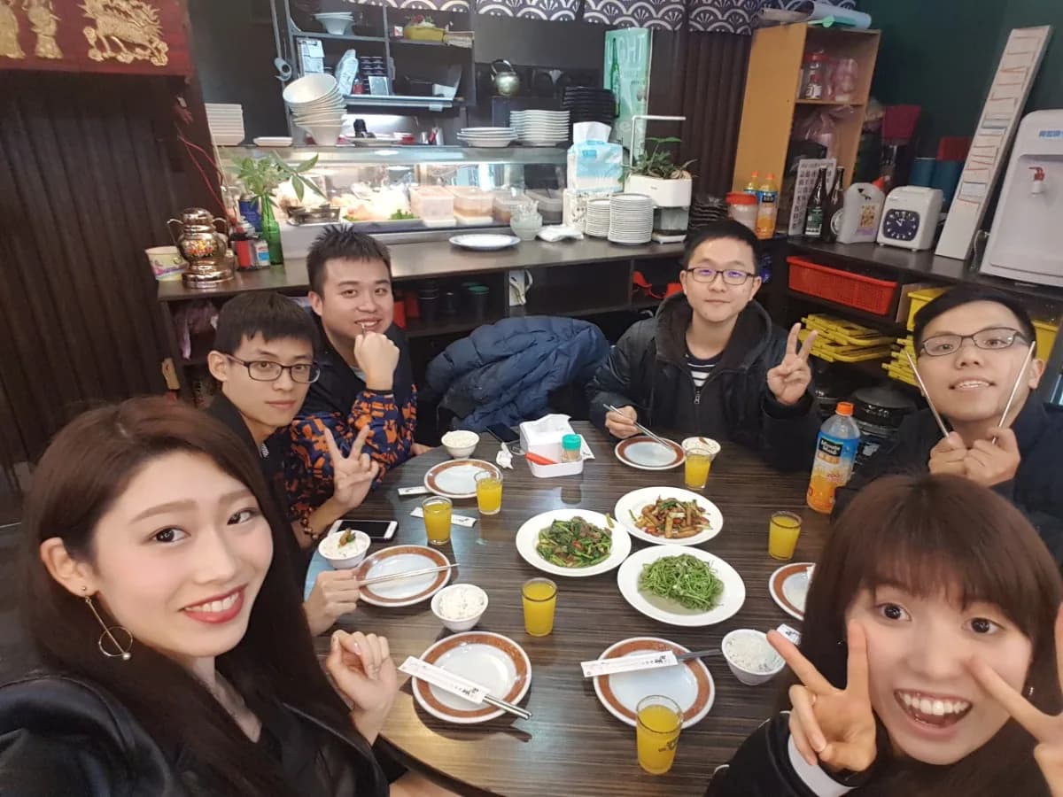 台灣の友人とご飯
