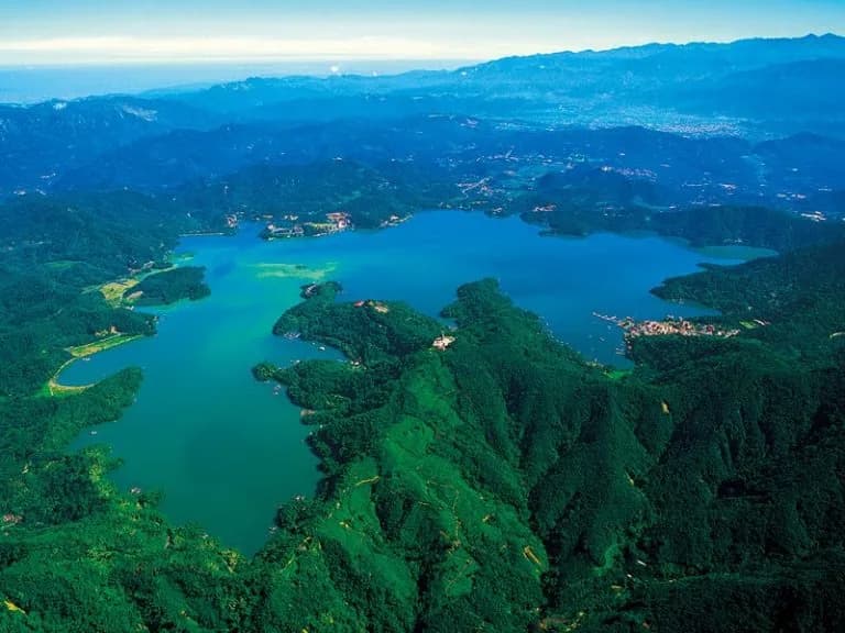 台湾で最も大きな湖、日月潭