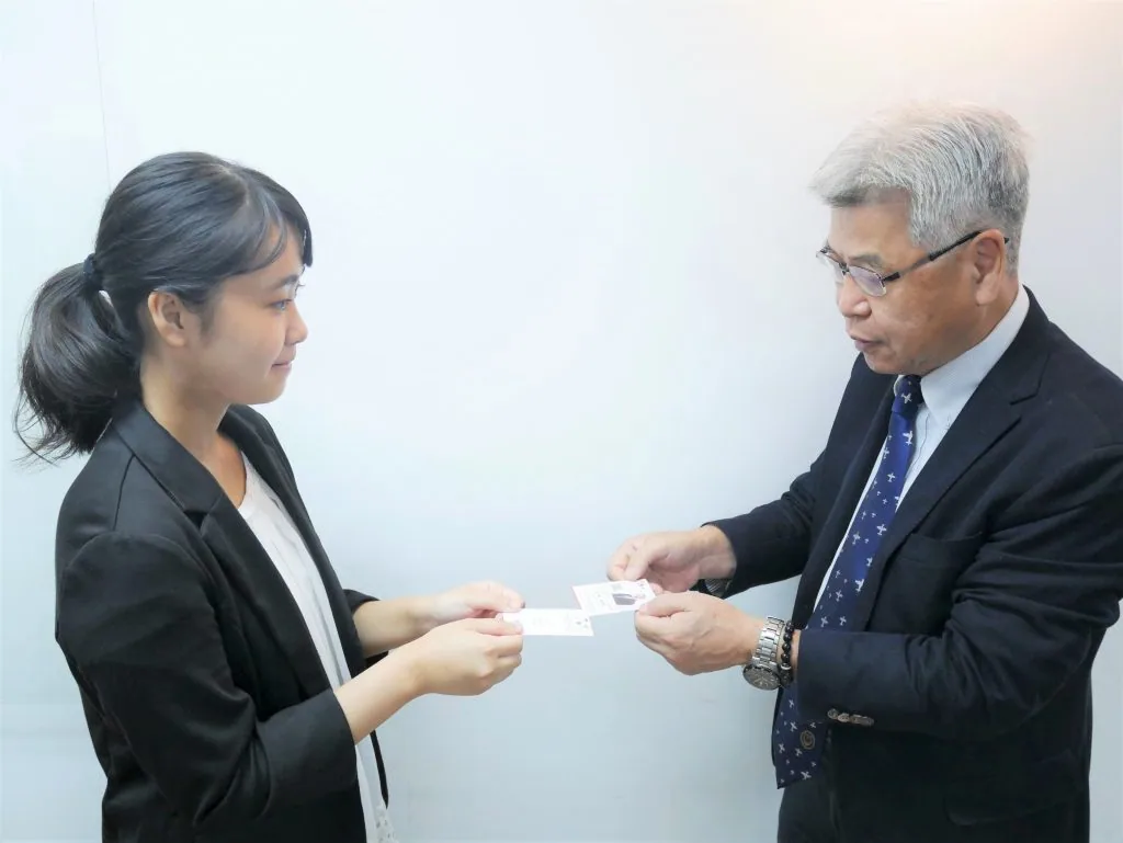 名刺交換