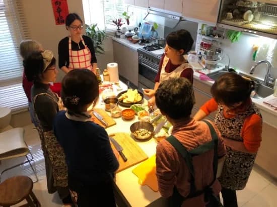 台湾で初めて行った料理教室