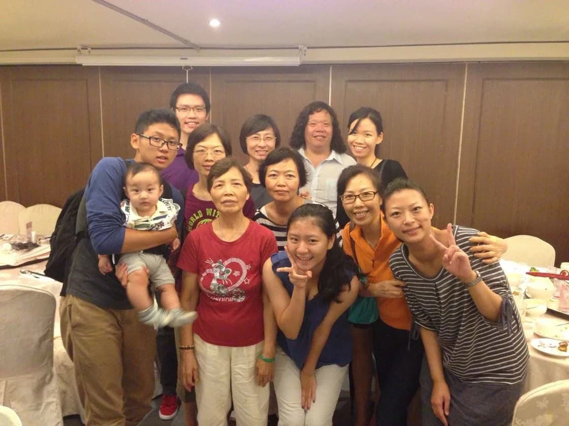 台湾に引っ越したばかり。台湾の親戚と食事会