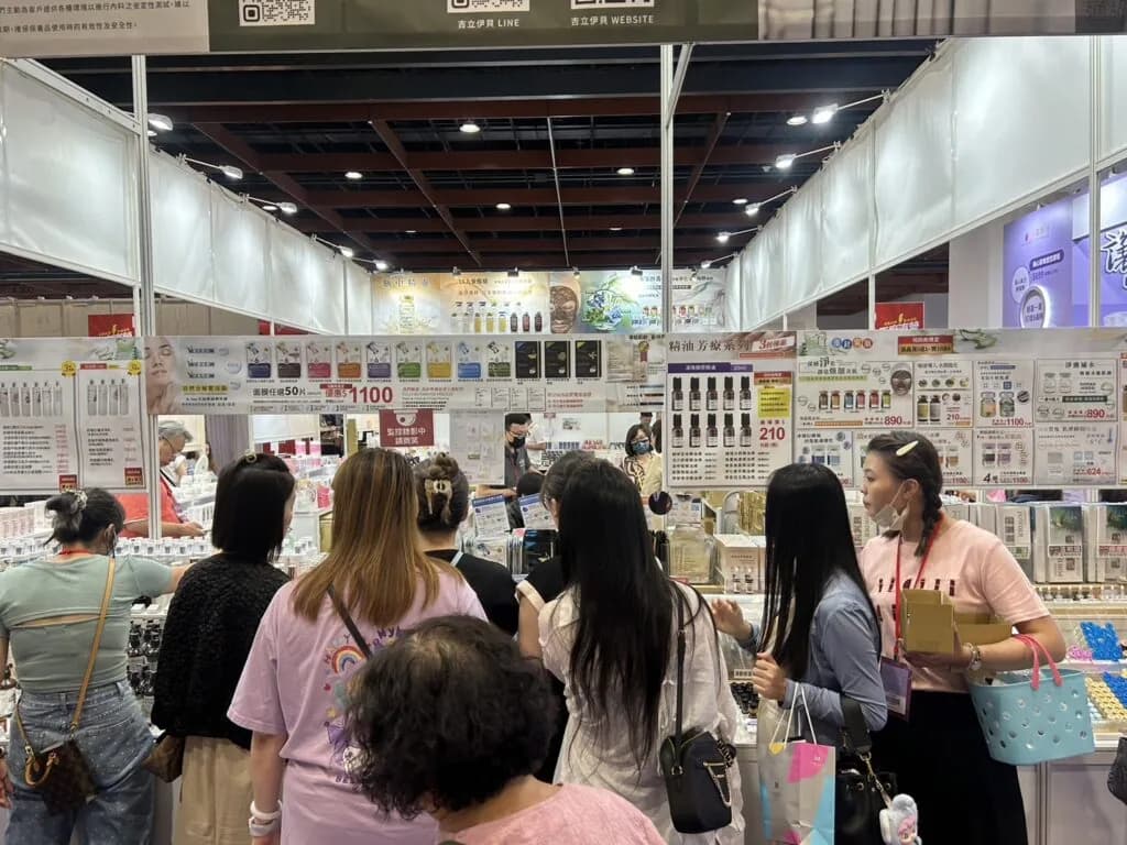 2024台北国際美容・ネイル・ヘア展の様子
