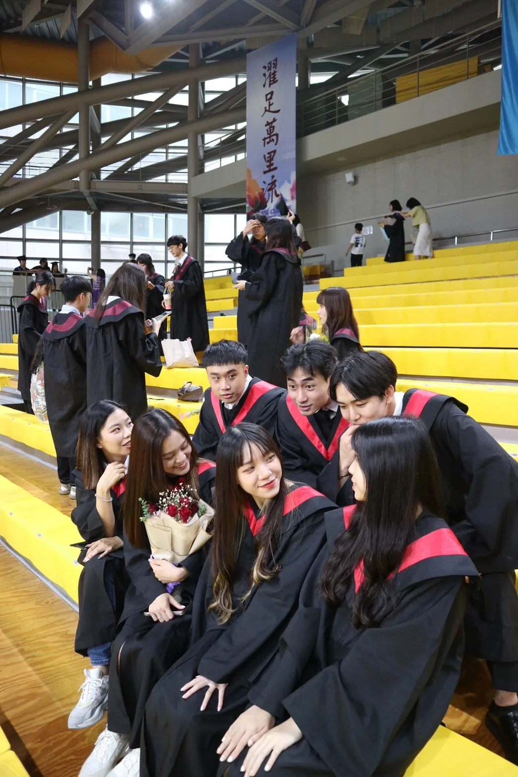 台湾の大学の卒業式