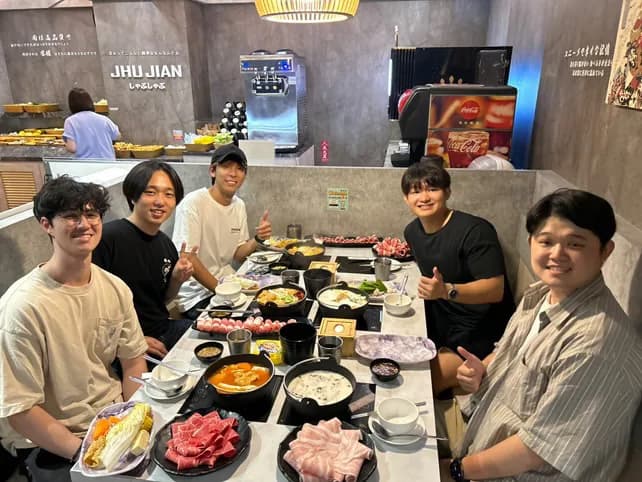 言語交流イベントでできた友人とご飯